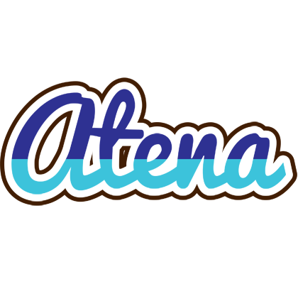 Atena raining logo