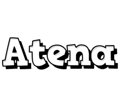 Atena snowing logo