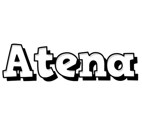 Atena snowing logo