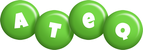 Ateq candy-green logo