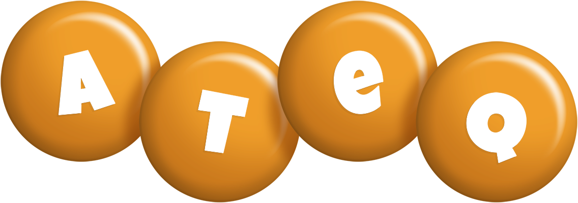 Ateq candy-orange logo