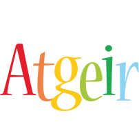 Atgeir birthday logo