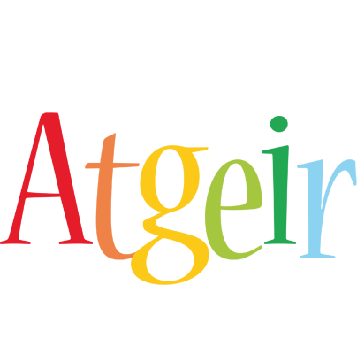 Atgeir birthday logo