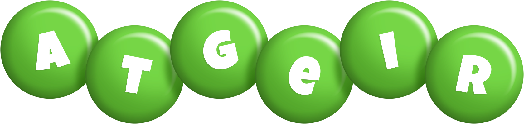 Atgeir candy-green logo