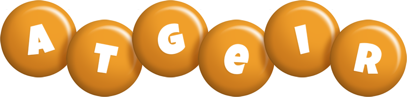 Atgeir candy-orange logo