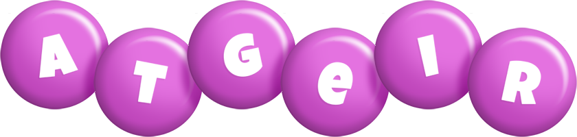 Atgeir candy-purple logo