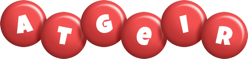 Atgeir candy-red logo