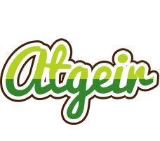 Atgeir golfing logo