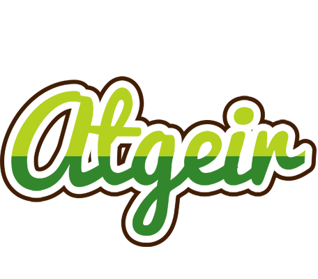 Atgeir golfing logo