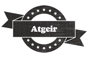 Atgeir grunge logo