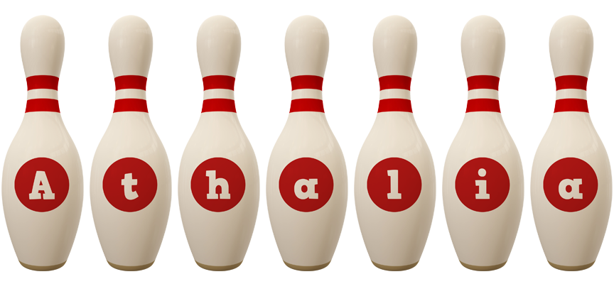 Athalia bowling-pin logo