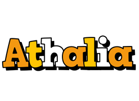 Athalia cartoon logo