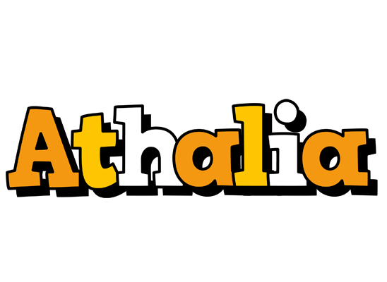 Athalia cartoon logo