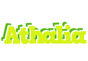 Athalia citrus logo