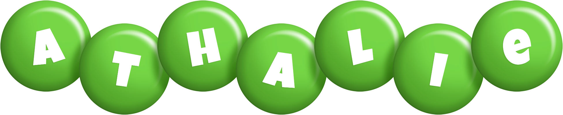 Athalie candy-green logo