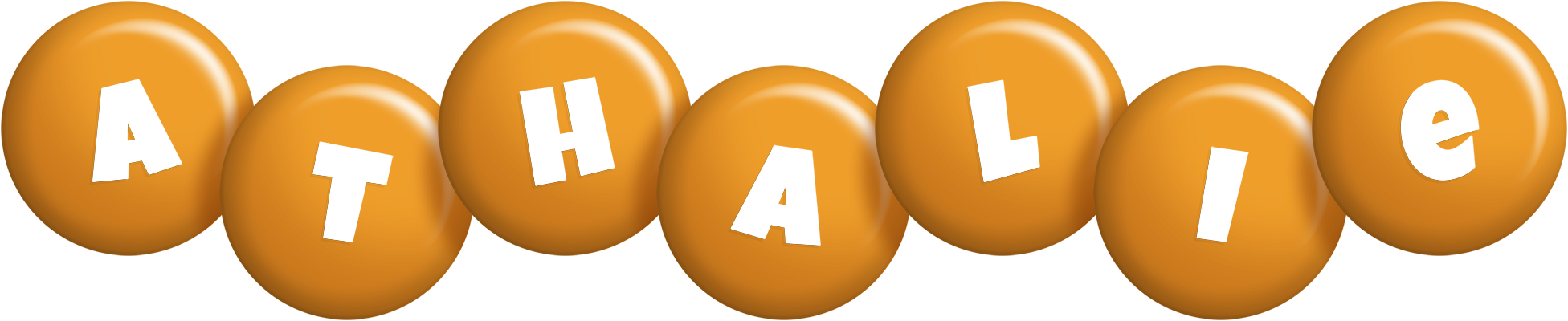 Athalie candy-orange logo