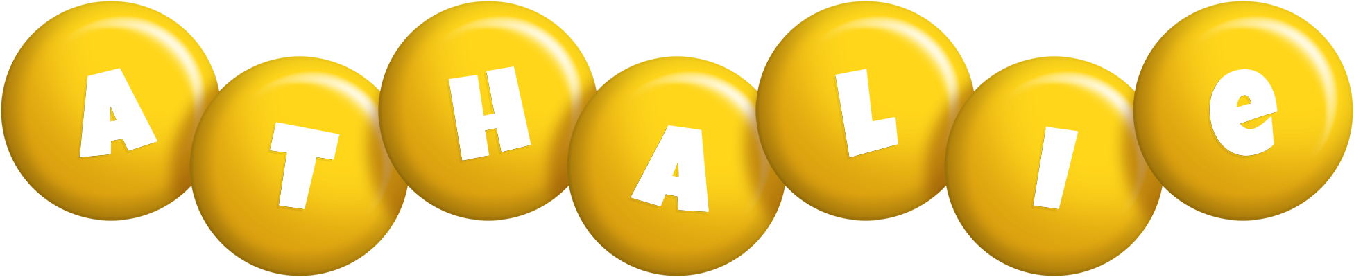 Athalie candy-yellow logo