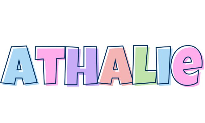 Athalie pastel logo