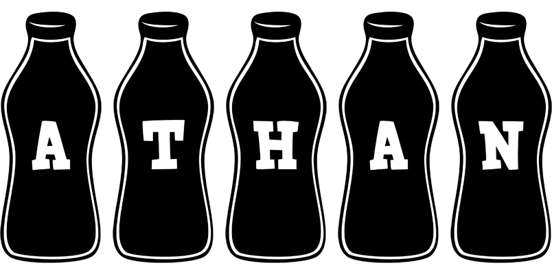 Athan bottle logo