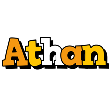 Athan cartoon logo