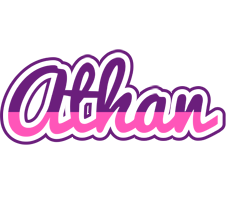 Athan cheerful logo