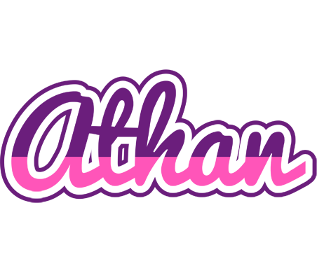 Athan cheerful logo