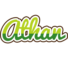 Athan golfing logo