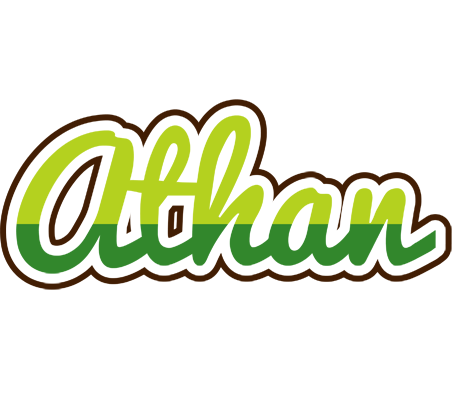 Athan golfing logo