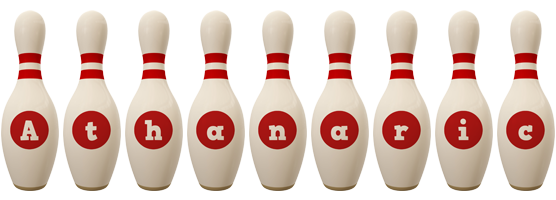 Athanaric bowling-pin logo