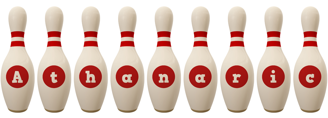 Athanaric bowling-pin logo