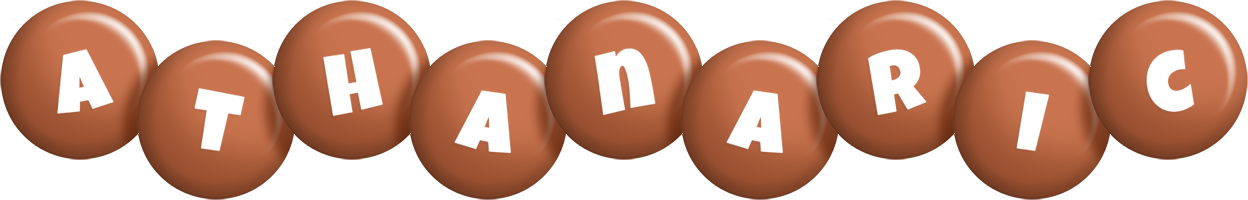 Athanaric candy-brown logo