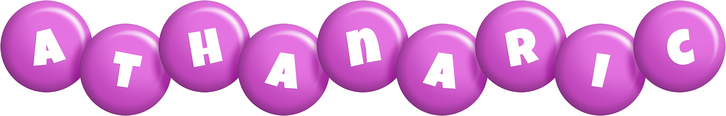 Athanaric candy-purple logo