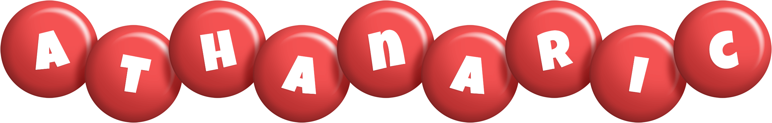 Athanaric candy-red logo