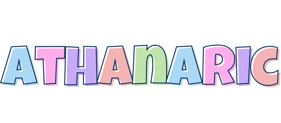 Athanaric pastel logo