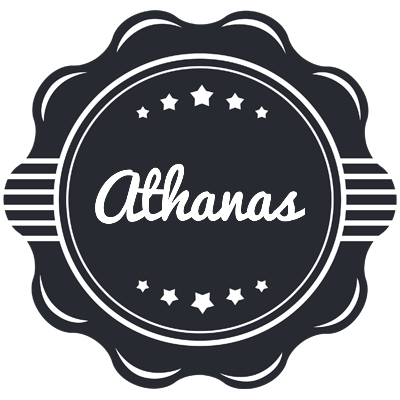 Athanas badge logo