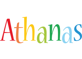 Athanas birthday logo