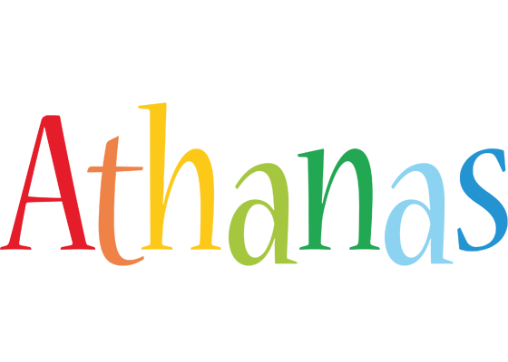Athanas birthday logo