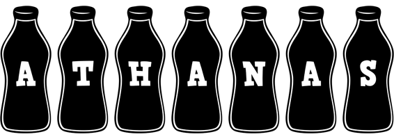 Athanas bottle logo