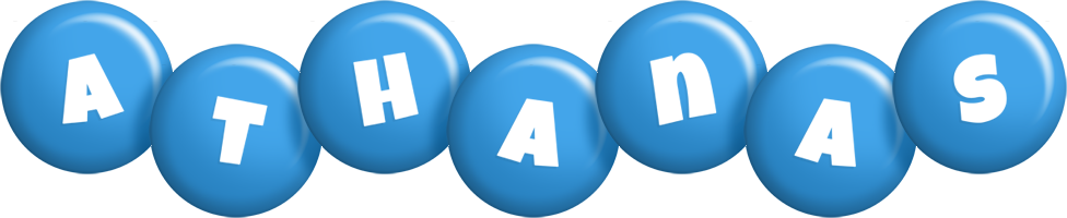 Athanas candy-blue logo