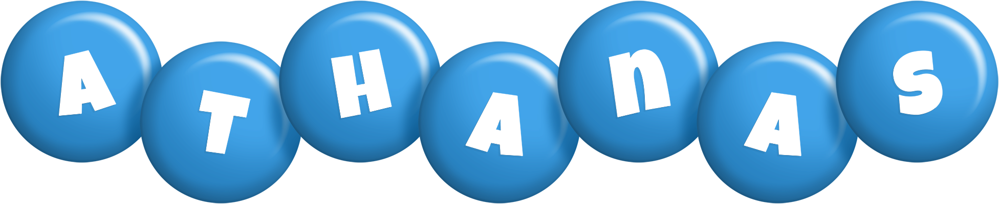 Athanas candy-blue logo