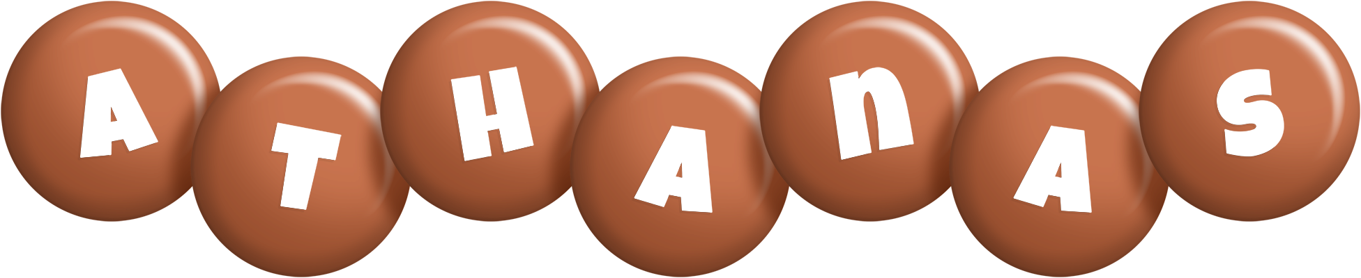 Athanas candy-brown logo