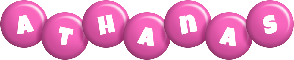 Athanas candy-pink logo
