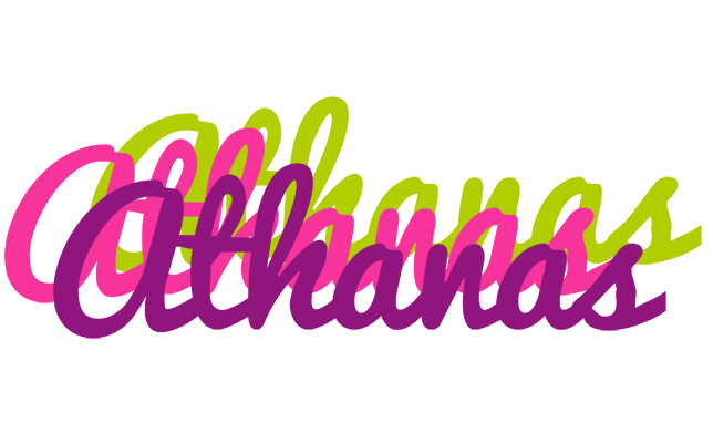 Athanas flowers logo
