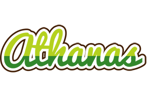 Athanas golfing logo