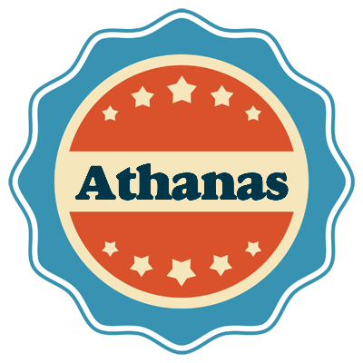 Athanas labels logo