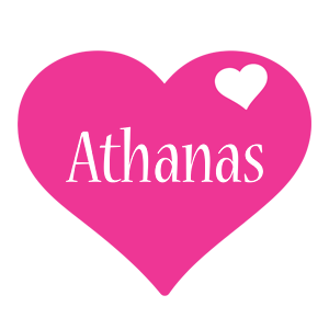 Athanas love-heart logo