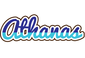 Athanas raining logo