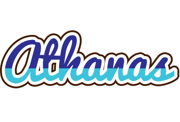 Athanas raining logo