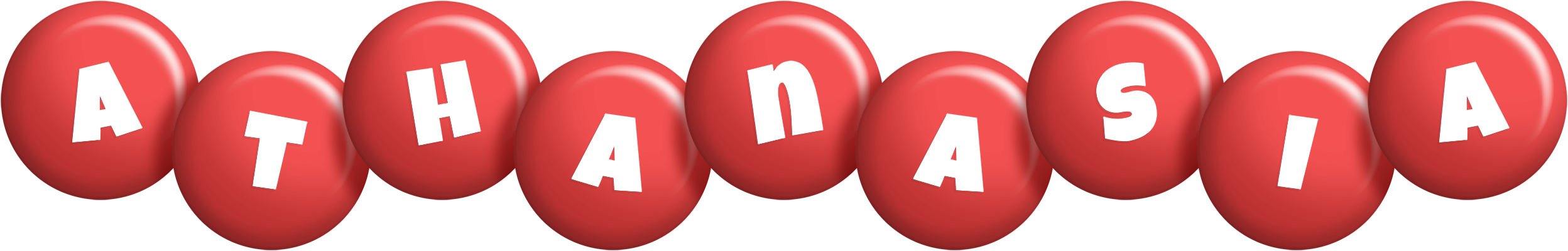 Athanasia candy-red logo