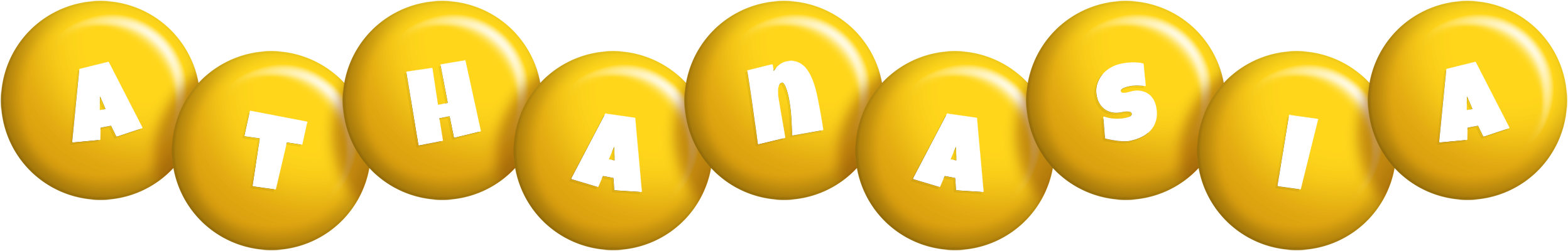 Athanasia candy-yellow logo